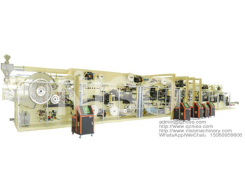 Fournisseur de machines de fabrication de couches pour bébés complètement automatique (YNK500-SV)