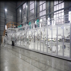 Machine de fabrication de serviettes hygiéniques