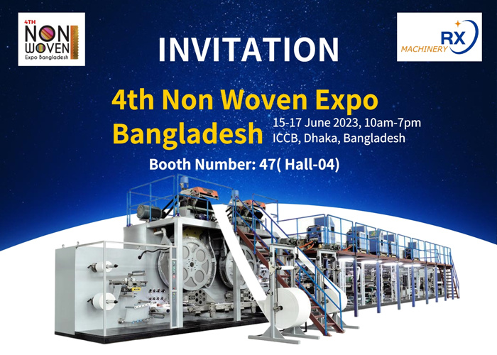 RX Machinery participera à la 4e Non Woven Expo Bangladesh en juin